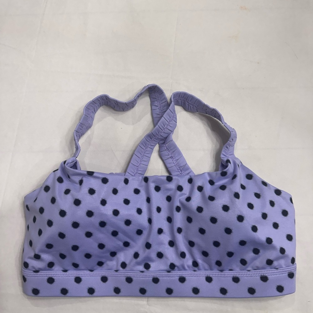 New- never used| Lululemon | Lilac Polka Dot Sports Bra